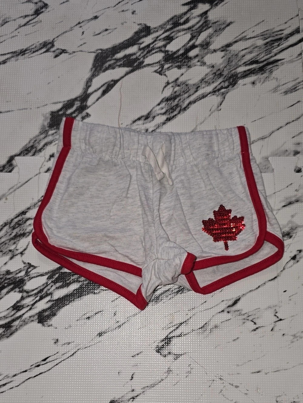 Gray & Red Shorts Like New